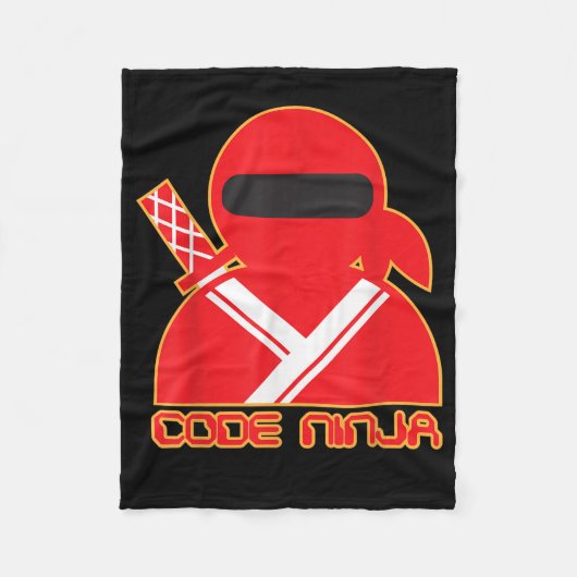 Code Ninja Computer Coding Engineer Funny Lovers Fleece Deken (Voorkant)