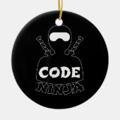 Code Ninja Computer Coding Engineer Funny Lovers Keramisch Ornament (Voorkant)
