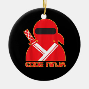 Code Ninja Computer Coding Engineer Funny Lovers Keramisch Ornament