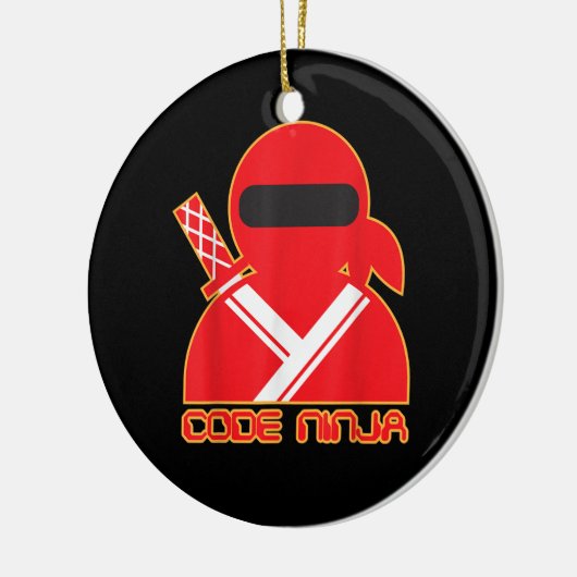 Code Ninja Computer Coding Engineer Funny Lovers Keramisch Ornament (Links)