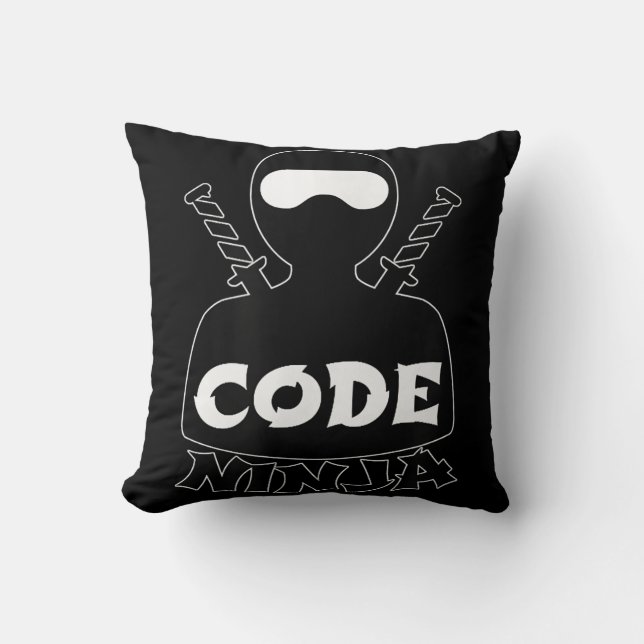 Code Ninja Computer Coding Engineer Funny Lovers Kussen (Voorkant)