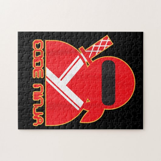 Code Ninja Computer Coding Engineer Funny Lovers Legpuzzel (Horizontaal)