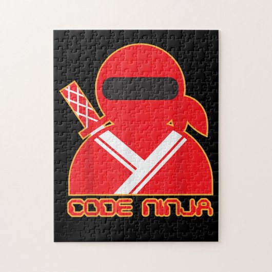 Code Ninja Computer Coding Engineer Funny Lovers Legpuzzel (Verticaal)