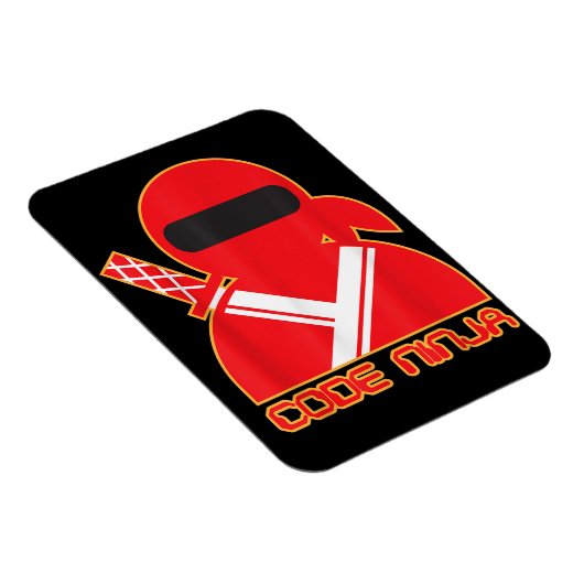 Code Ninja Computer Coding Engineer Funny Lovers Magneet (Rechterzijde)