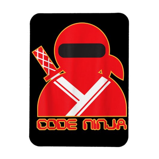 Code Ninja Computer Coding Engineer Funny Lovers Magneet (Verticaal)
