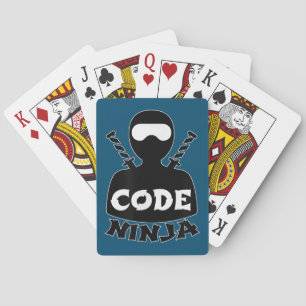 Code Ninja Computer Coding Engineer Funny Lovers Pokerkaarten