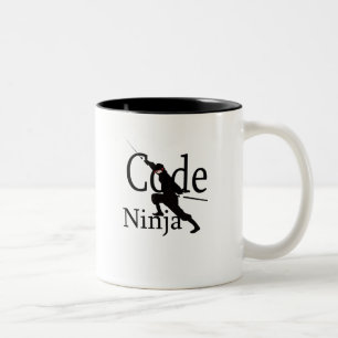 Code Ninja Tweekleurige Koffiemok