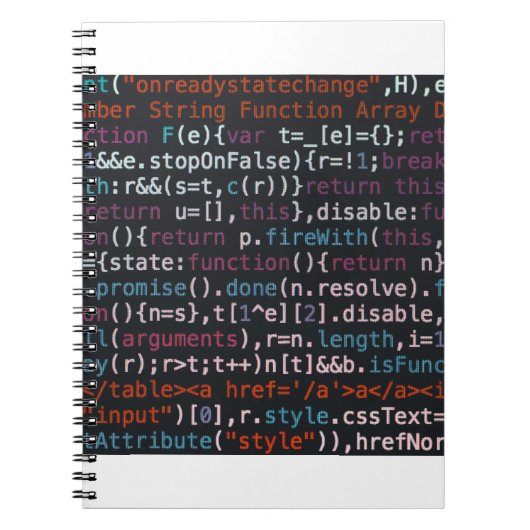 code notitieboek (Voorkant)