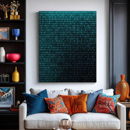 Code of Existence Canvas Afdruk