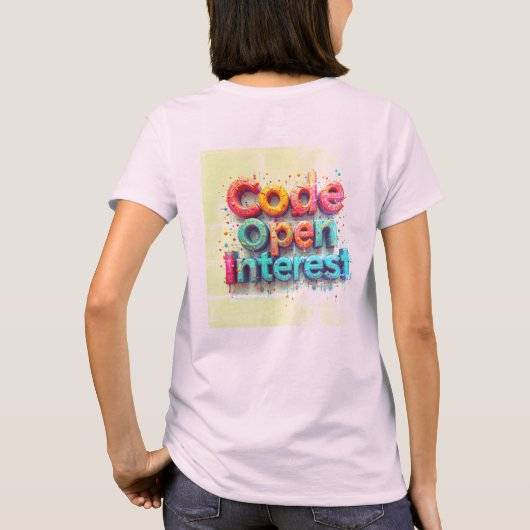 Code Open Interest T-shirt (Achterkant)