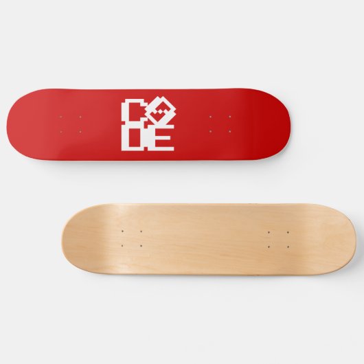 CODE PERSOONLIJK SKATEBOARD (Horizontaal)