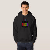 Code Pride Alert Bisexual Lesbian Love Asexual Tra Hoodie (Voorkant volledig)