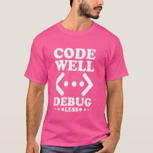 Code Programming Computer Nerd Software Engineer C T-shirt