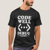 Code Programming Computer Nerd Software Engineer C T-shirt (Voorkant)