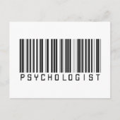 Code psycholoog balk briefkaart (Voorkant)
