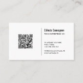 Code QR - Modèle de carte de visite Visitekaartje (Voorkant)