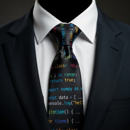 Code Regen Programmeur Stropdas