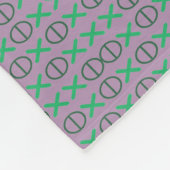 CODE Strings groen op elke kleur Fleece Deken (Hoek)