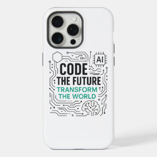 Code Toekomst Transformeer Wereld Case iPhone 15 Pro Max Case