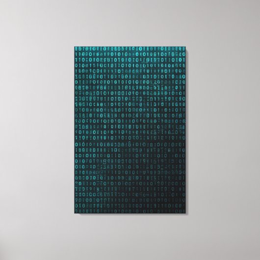 Code van Bestaan Canvas Afdruk (Voorkant)