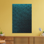 Code van Bestaan Canvas Afdruk (Insitu (Woonkamer))