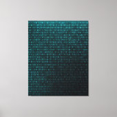 Code van Bestaan Canvas Afdruk (Voorkant)