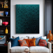 Code van Bestaan Canvas Afdruk