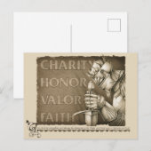 Code van de Chivalerie Briefkaart (Voorkant / Achterkant)