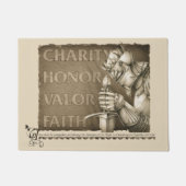 Code van de Chivalerie Deurmat (Voorkant)