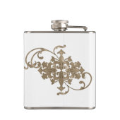 Code van de Chivalerie Heupfles (Achterkant)