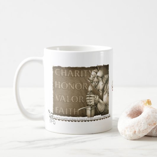 Code van de Chivalerie Koffiemok (Met donut)