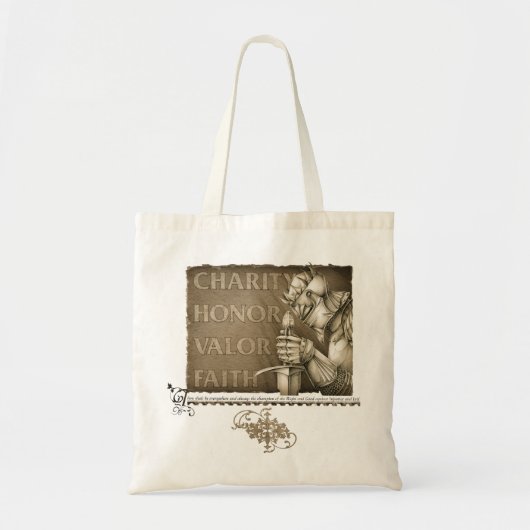 Code van de Chivalerie Tote Bag (Voorkant)