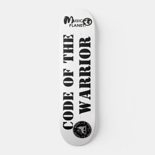 CODE VAN DE KRIJGER Skateboard (Voorkant)