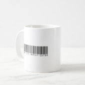 Code van de privébalk van de onderzoeker koffiemok (Voorkant links)