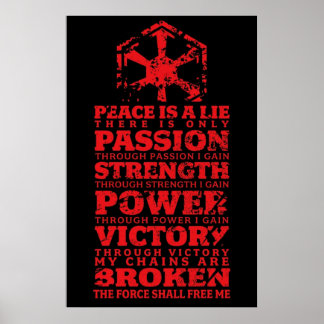 Code van de Sith Poster