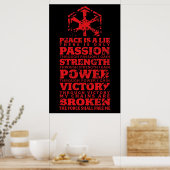 Code van de Sith Poster (Keuken)