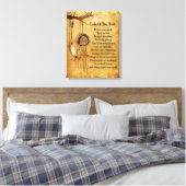 Code van de Wolf droomvanger Canvas Afdruk (Insitu (Slaapkamer))
