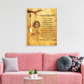 Code van de Wolf droomvanger Canvas Afdruk (Insitu (Woonkamer))