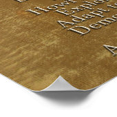 Code van de Wolf Poster (Hoek)