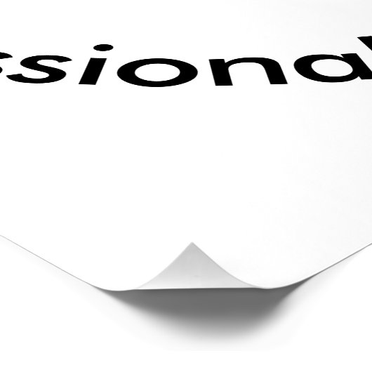 "Code van ethiek - 5 fundamentele principes" Poster (Hoek)