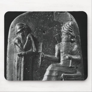 Code van Hammurabi, bovenaan de stele Muismat