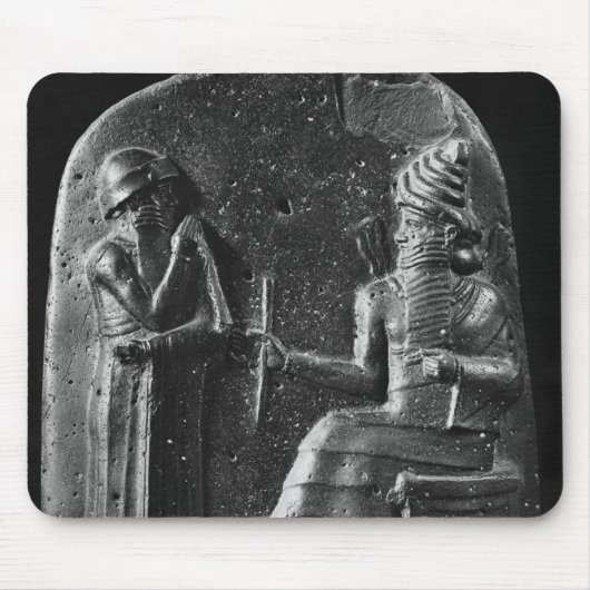 Code van Hammurabi, bovenaan de stele Muismat (Voorkant)