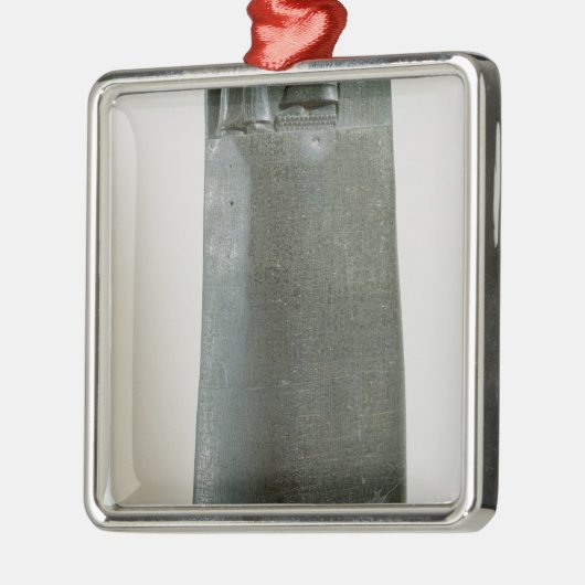 Code van Hammurabi Metalen Ornament (Links)