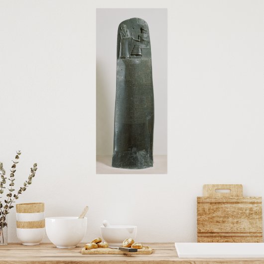 Code van Hammurabi Poster (Keuken)