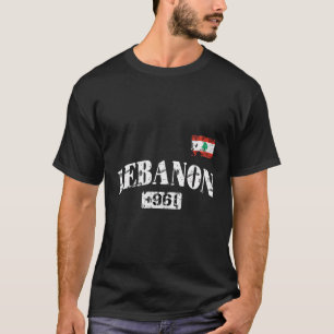 Code van het noodlijdende Libanon Pride land T-shirt