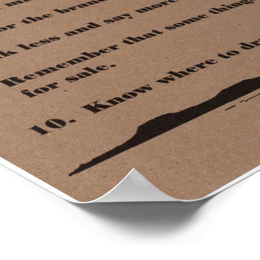 Code van het West-Poster Poster (Hoek)