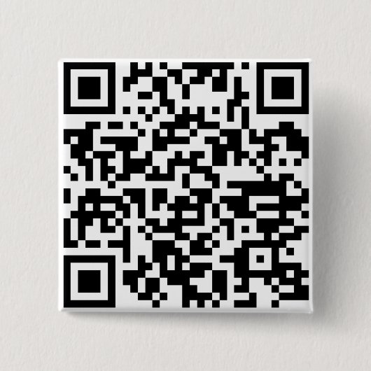 Code van kleurrijke Q R Vierkante Button 5,1 Cm (Voorkant)