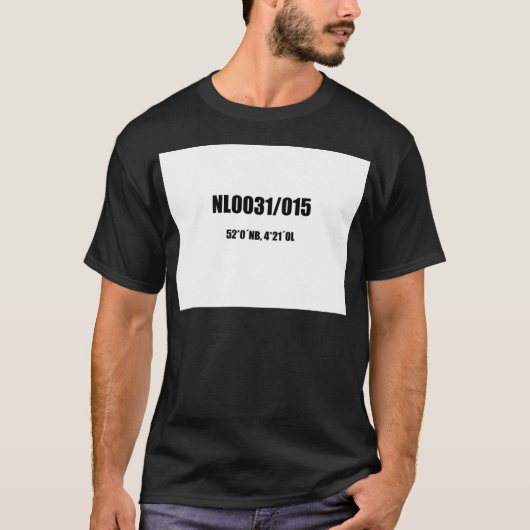 Code verwijderen in zwart t-shirt (Voorkant)