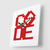 CODE VIERKANTE KLOK (Hoek)