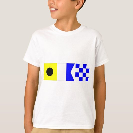 Code vlag Ian T-shirt (Voorkant)